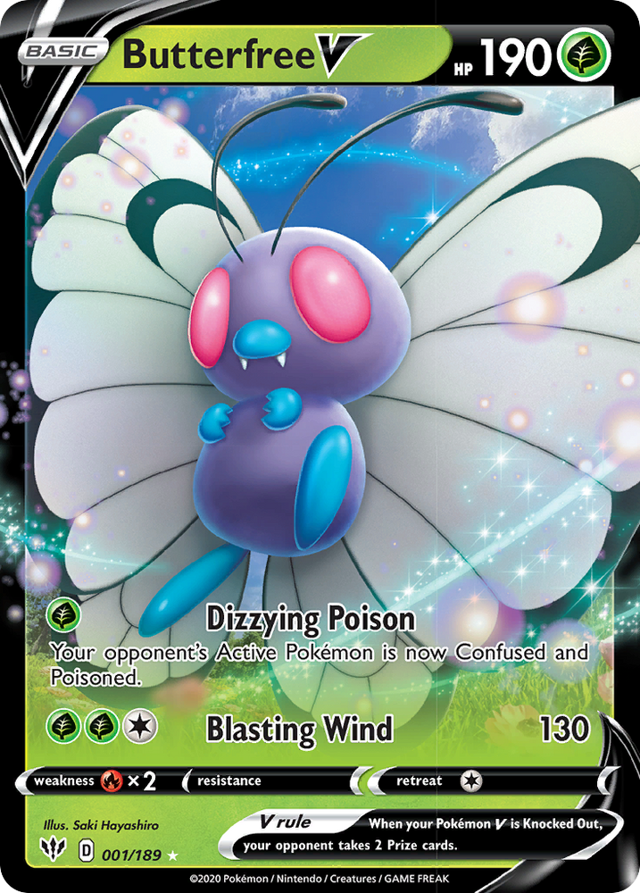 Butterfree V (1/189) [Sword & Shield: Darkness Ablaze]