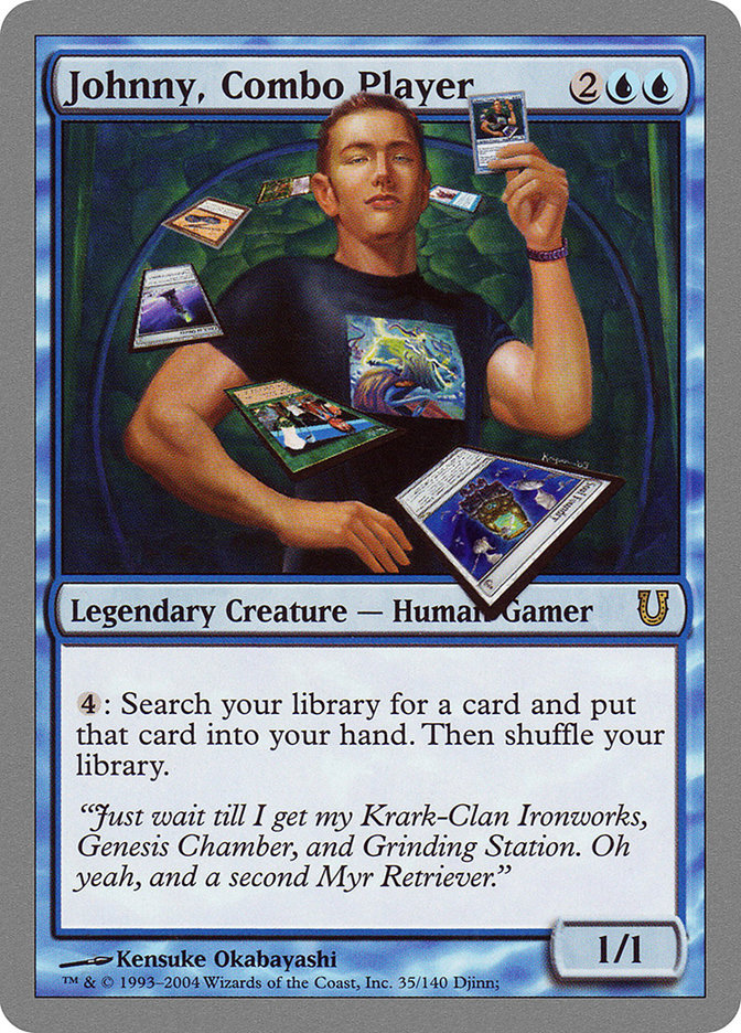 Johnny, Combo Player [Unhinged] (UNH 35)