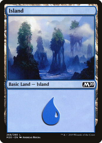 Island (#268) [Core Set 2020] (M20 268)