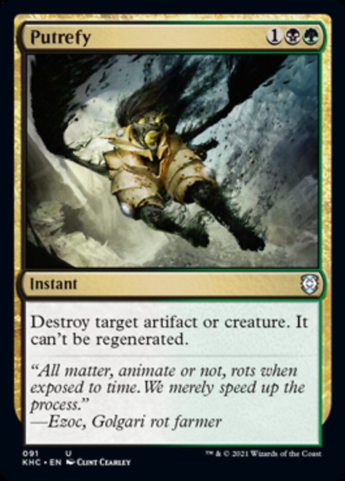 Putrefy [Kaldheim Commander] (KHC 91)