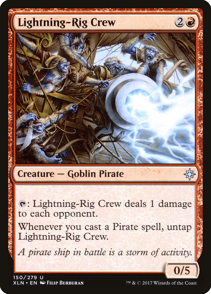 Lightning-Rig Crew [Ixalan] (XLN 150)