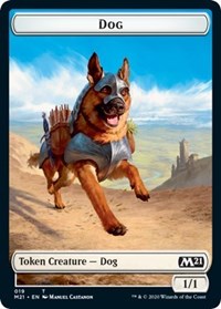 Dog // Weird Double-sided Token [Core Set 2021 Tokens] (TM21 19)