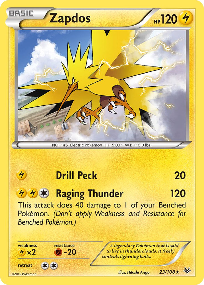 Zapdos (XY Roaring Skies) (23/108) [Theme Deck Exclusives]