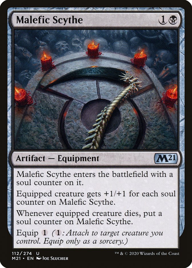 Malefic Scythe [Core Set 2021] (M21 112)