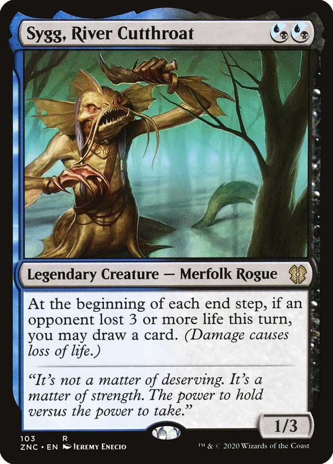 Sygg, River Cutthroat [Zendikar Rising Commander] (ZNC 103)