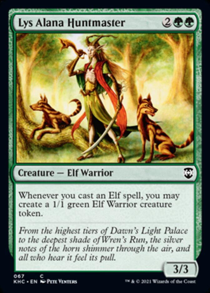 Lys Alana Huntmaster [Kaldheim Commander] (KHC 67)