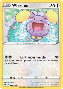 Whismur (135) [Sword & Shield: Vivid Voltage]