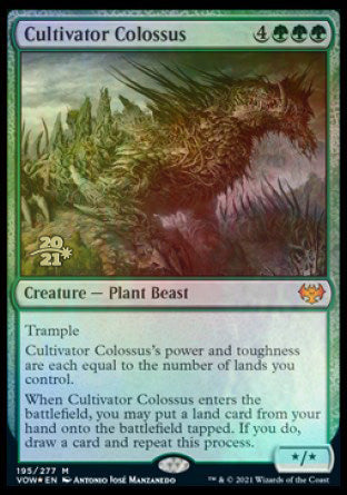 Cultivator Colossus [Innistrad: Crimson Vow Prerelease Promos] (PVOW 195)
