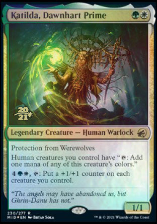 Katilda, Dawnhart Prime [Innistrad: Midnight Hunt Prerelease Promos] (PMID 230)