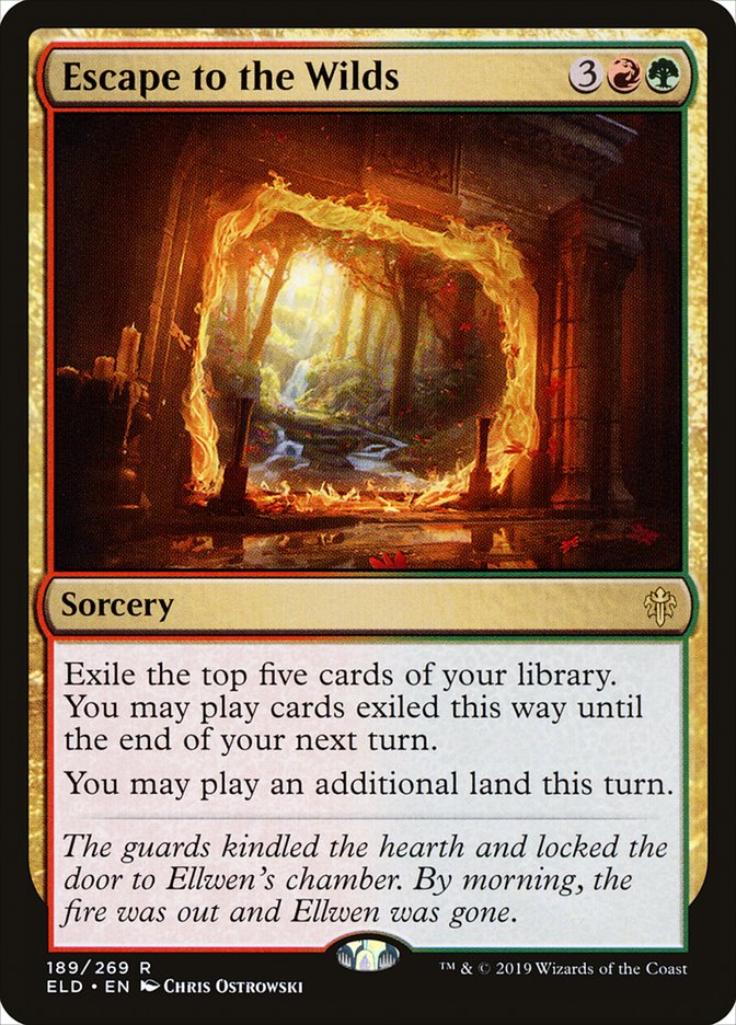 Escape to the Wilds [Throne of Eldraine] (ELD 189)