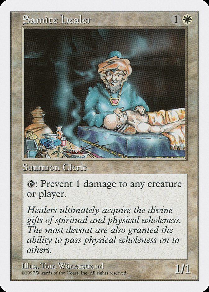 Samite Healer [Fifth Edition] (5ED 58)