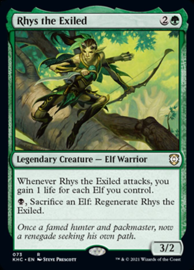 Rhys the Exiled [Kaldheim Commander] (KHC 73)