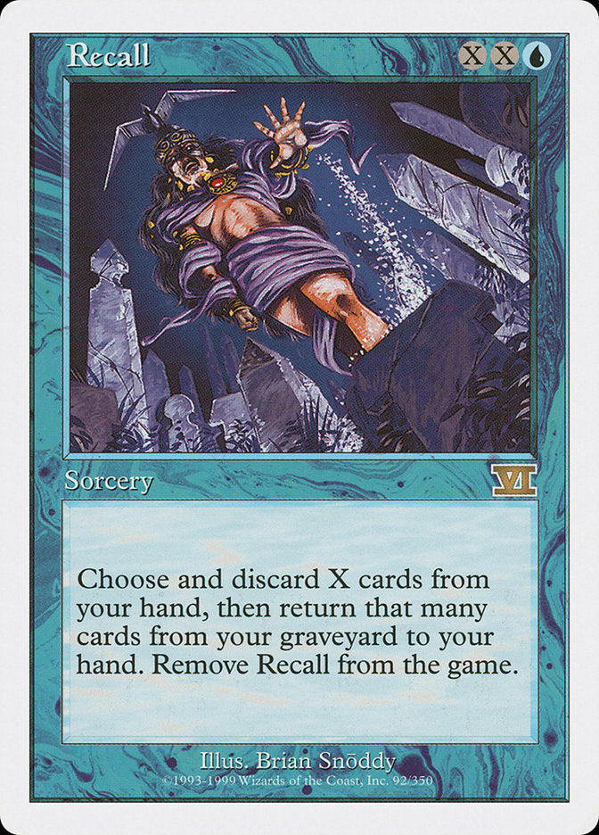 Recall [Classic Sixth Edition] (6ED 92)