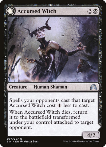 Accursed Witch // Infectious Curse [Shadows over Innistrad] (SOI 97)