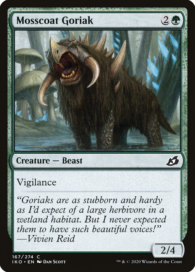 Mosscoat Goriak [Ikoria: Lair of Behemoths] (IKO 167)