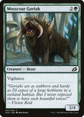 Mosscoat Goriak [Ikoria: Lair of Behemoths] (IKO 167)