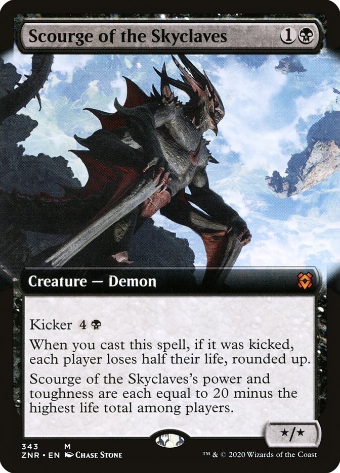Scourge of the Skyclaves (Extended Art) [Zendikar Rising] (ZNR 343)