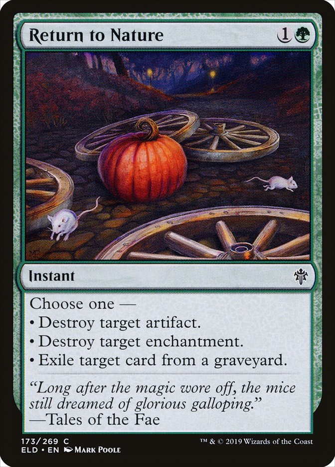 Return to Nature [Throne of Eldraine] (ELD 173)