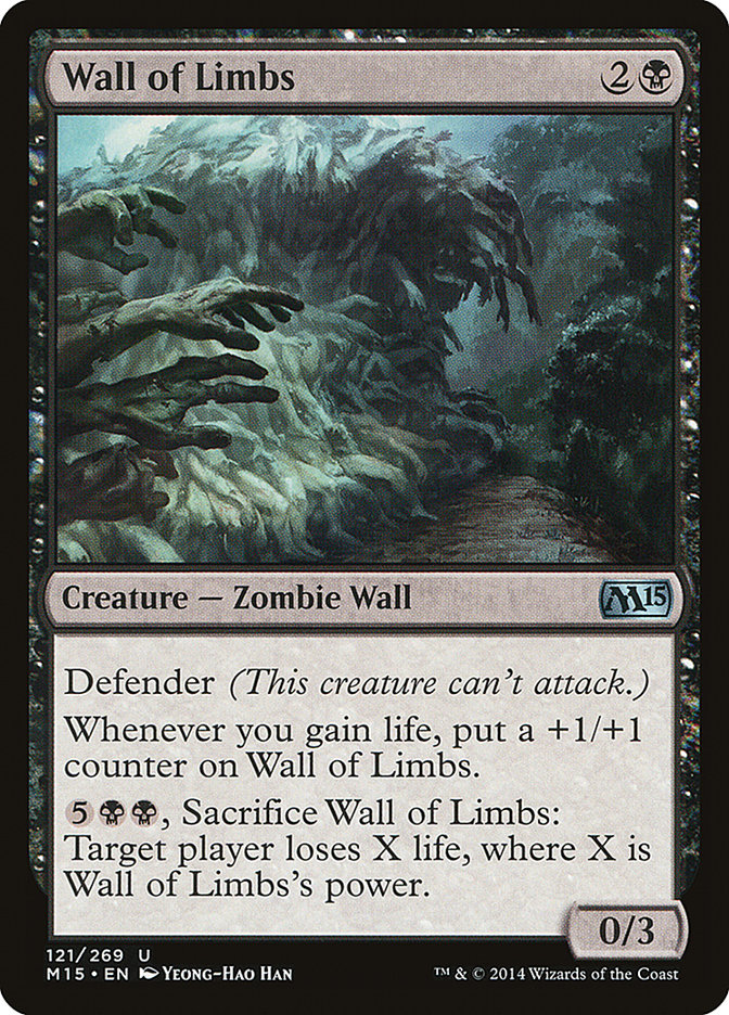 Wall of Limbs [Magic 2015] (M15 121)
