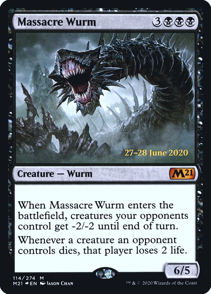Massacre Wurm  [Core Set 2021 Prerelease Promos] (PM21 114S)