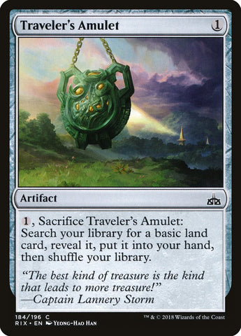 Traveler's Amulet [Rivals of Ixalan] (RIX 184)