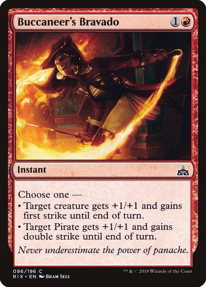 Buccaneer's Bravado [Rivals of Ixalan] (RIX 96)