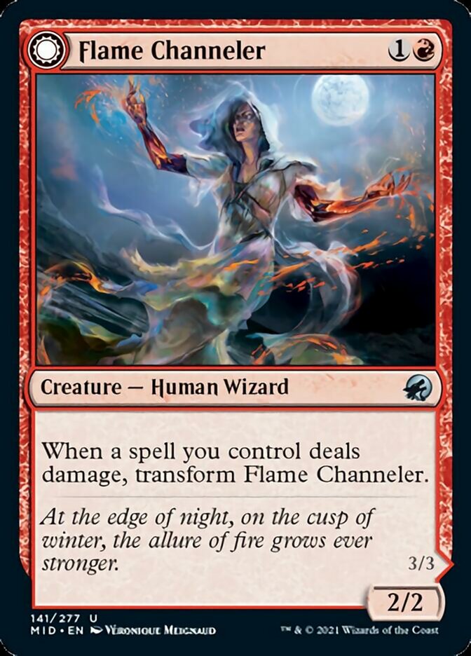 Flame Channeler // Embodiment of Flame [Innistrad: Midnight Hunt] (MID 141)