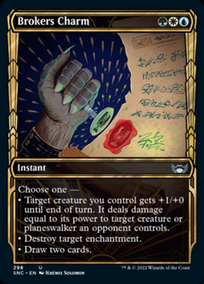 Brokers Charm (Showcase Golden Age) [Streets of New Capenna] (SNC 298)