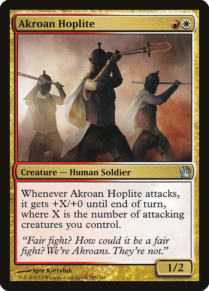 Akroan Hoplite [Theros] (THS 185)