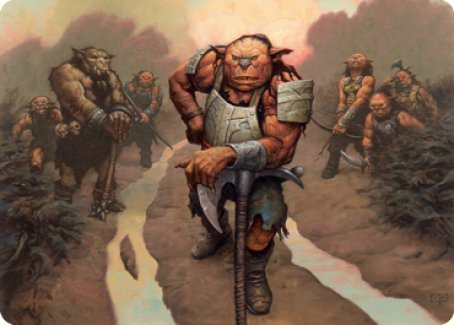 Hobgoblin Bandit Lord Art Card [Dungeons & Dragons: Adventures in the Forgotten Realms Art Series] (AAFR 30)