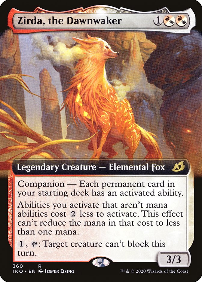 Zirda, the Dawnwaker (Extended Art) [Ikoria: Lair of Behemoths] (IKO 360)