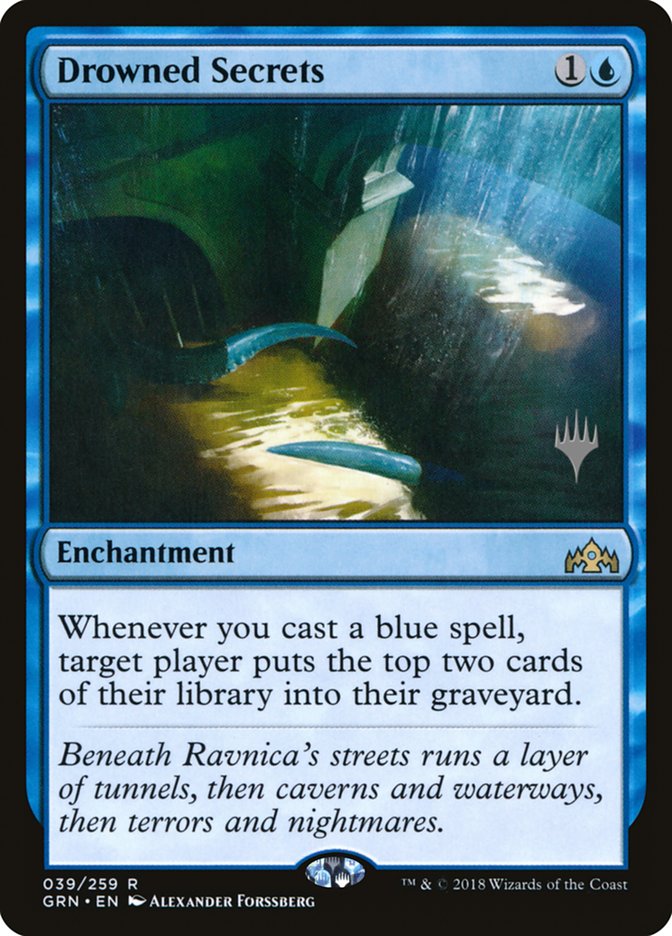 Drowned Secrets (Promo Pack) [Guilds of Ravnica Promos] (PGRN 39P)