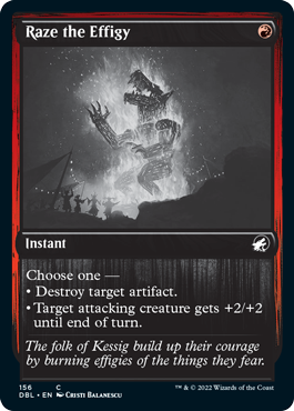 Raze the Effigy [Innistrad: Double Feature] (DBL 156)