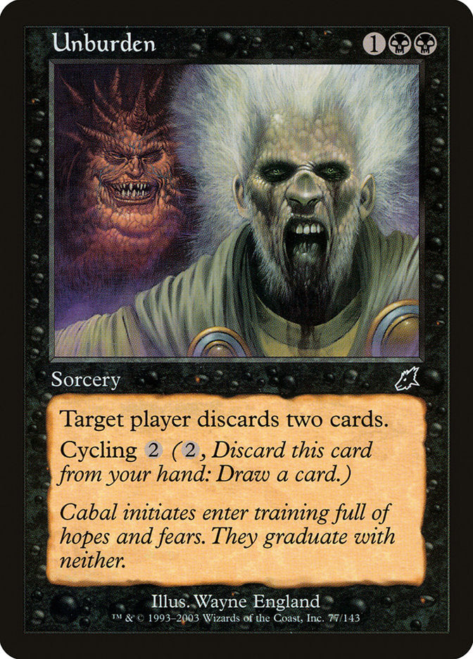 Unburden [Scourge] (SCG 77)