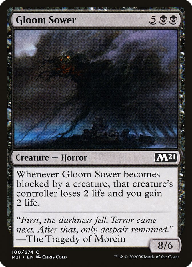 Gloom Sower [Core Set 2021] (M21 100)