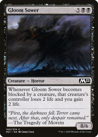Gloom Sower [Core Set 2021] (M21 100)