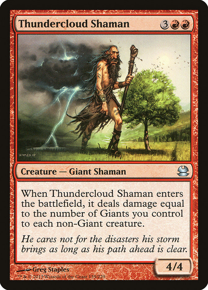 Thundercloud Shaman [Modern Masters] (MMA 135)