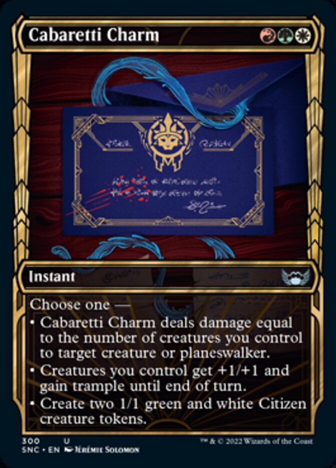Cabaretti Charm (Showcase Golden Age) [Streets of New Capenna] (SNC 300)