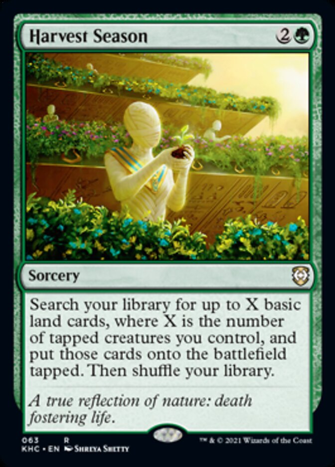 Harvest Season [Kaldheim Commander] (KHC 63)