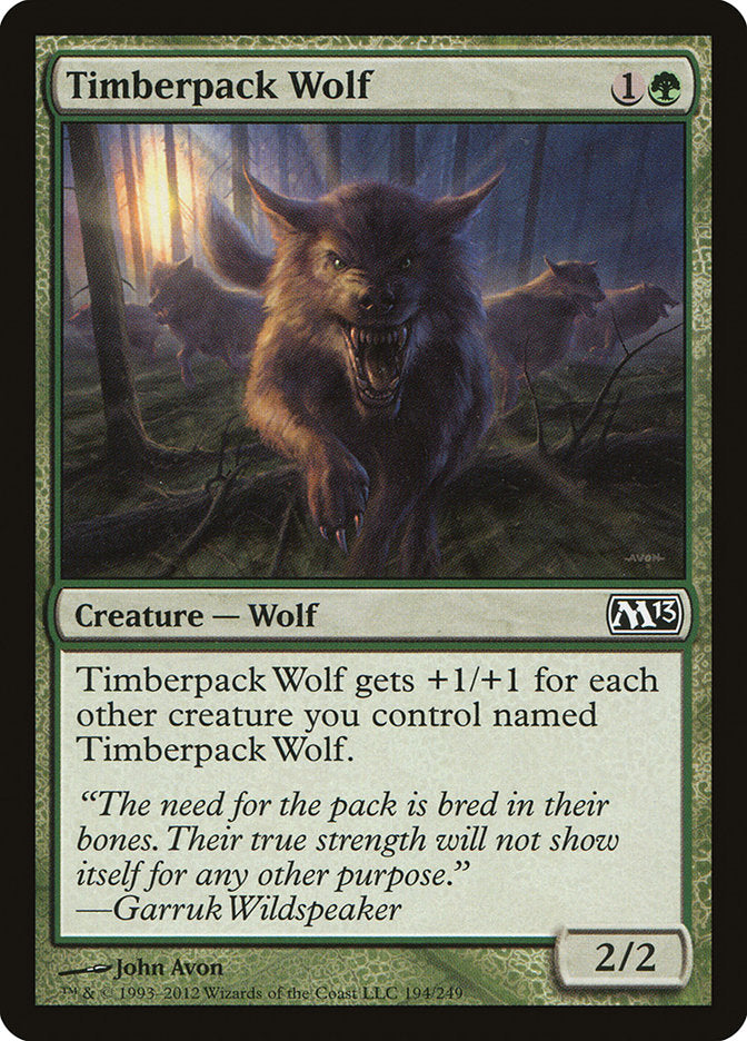 Timberpack Wolf [Magic 2013] (M13 194)