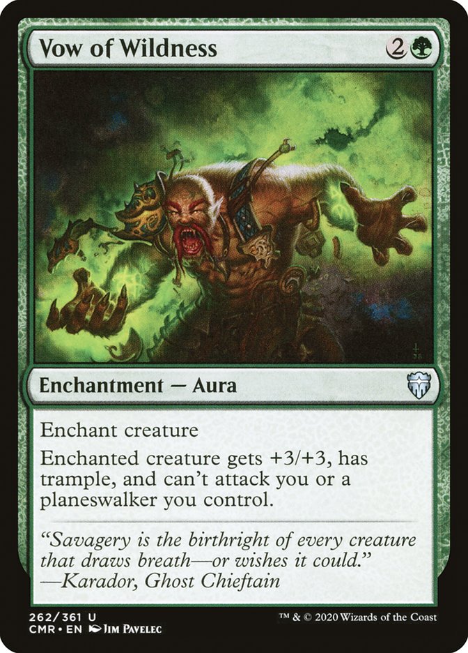 Vow of Wildness [Commander Legends] (CMR 262)