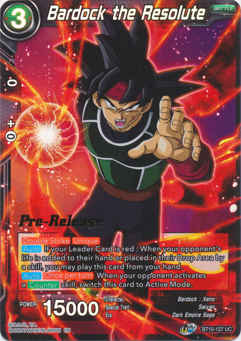 Bardock the Resolute [BT10-127]