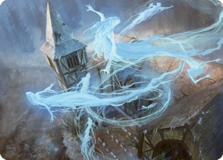 Hallowed Haunting Art Card [Innistrad: Crimson Vow Art Series] (AVOW 12)
