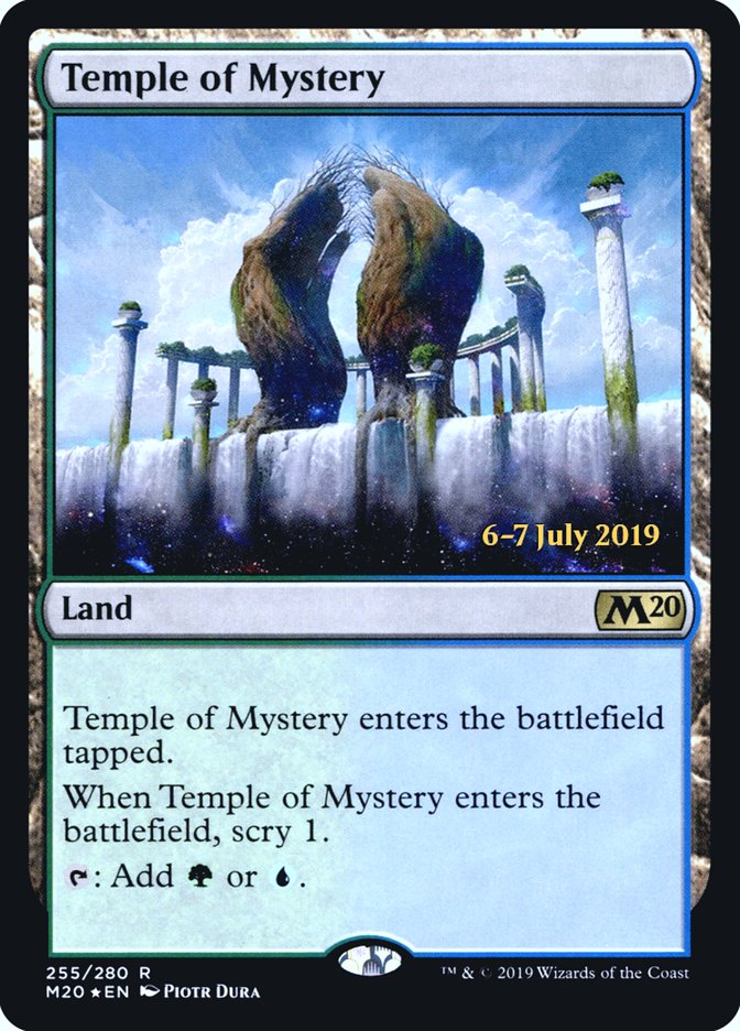 Temple of Mystery  [Core Set 2020 Prerelease Promos] (PM20 255S)
