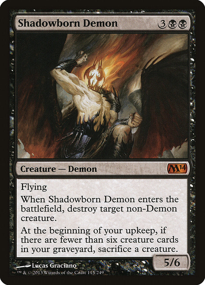 Shadowborn Demon [Magic 2014] (M14 115)