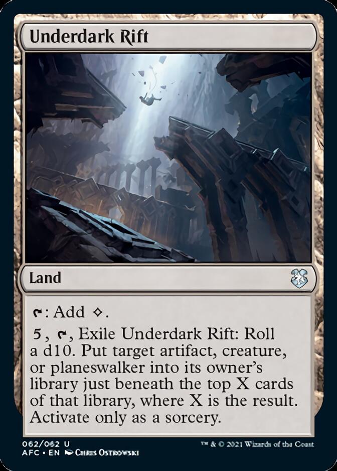 Underdark Rift [Dungeons & Dragons: Adventures in the Forgotten Realms Commander] (AFC 62)