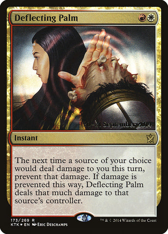 Deflecting Palm  [Khans of Tarkir Prerelease Promos] (PKTK 173S)