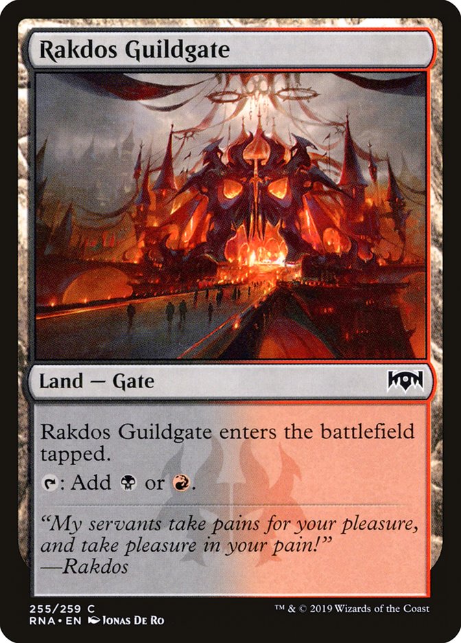 Rakdos Guildgate (255/259) [Ravnica Allegiance] (RNA 255)