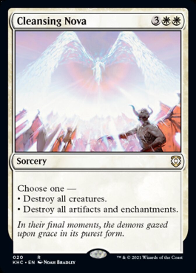 Cleansing Nova [Kaldheim Commander] (KHC 20)