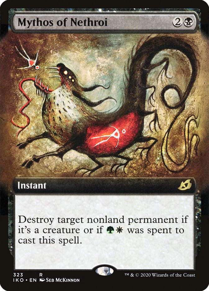 Mythos of Nethroi (Extended Art) [Ikoria: Lair of Behemoths] (IKO 323)